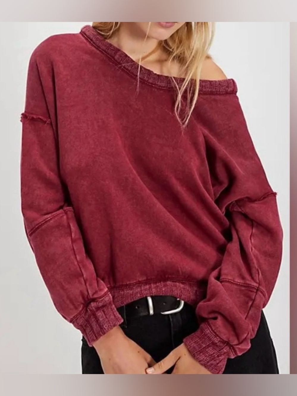 NWT Free People Drop Sweet Pullover
